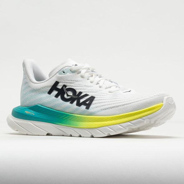 HOKA Mach 5 Men's White/Blue Glass