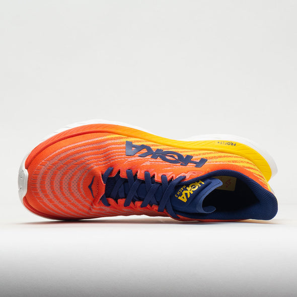 HOKA Mach 5 Men's Flame/Dandelion – Holabird Sports