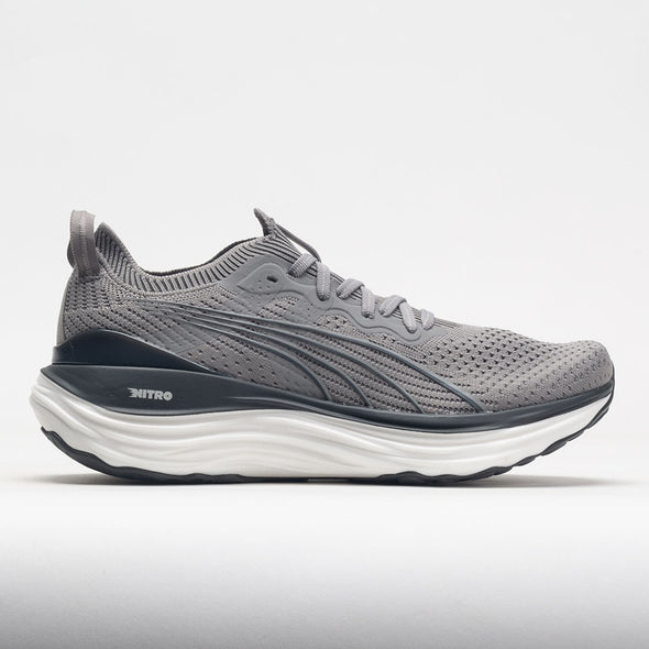 Puma ForeverRun Nitro Knit Men's Concrete Gray/Flat Dark Gray