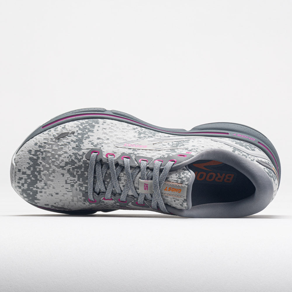Brooks Ghost 15 Women's White/Oyster/Oriole