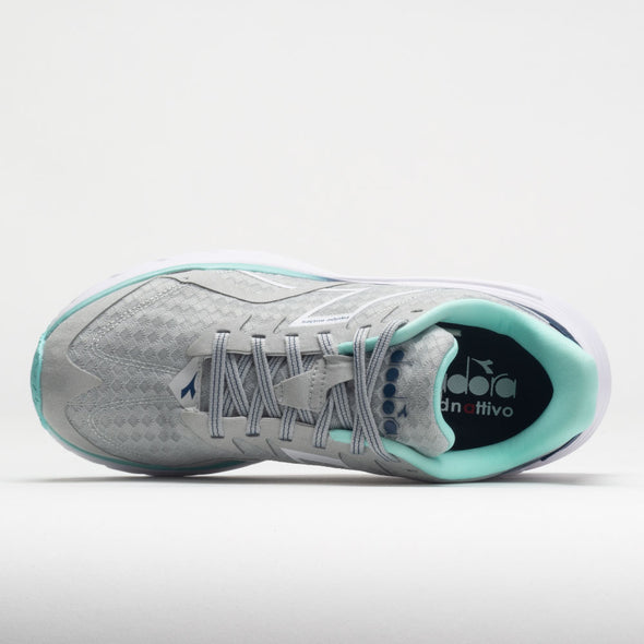Diadora Equipe Nucleo Women's Silver DD/White/Aruba Blue