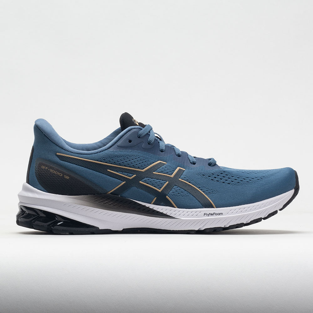 Describir Lustre Red ASICS GT-1000 12 Men's Storm Blue/Dune – Holabird Sports