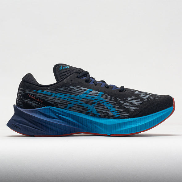 ASICS Novablast 3 Men's Black/Island Blue