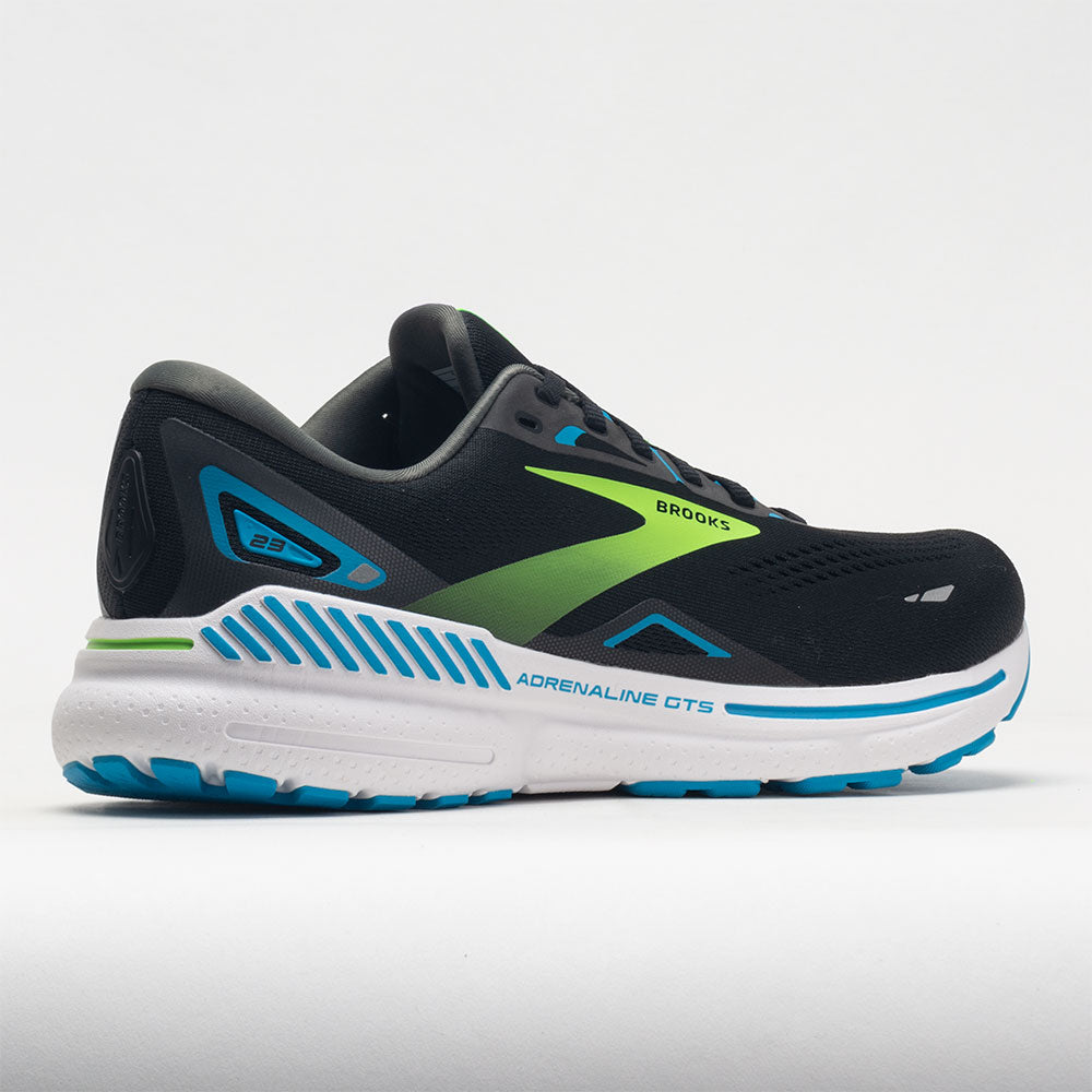 Brooks Adrenaline GTS 23 Men's Black/Hawaiian Ocean/Green – Holabird Sports