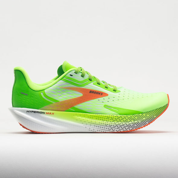 Brooks Hyperion Max Men's Green Gecko/Red Orange/White