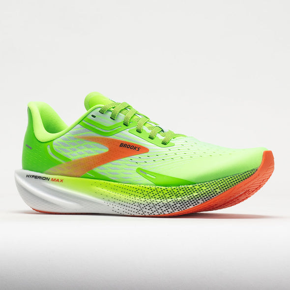 Brooks Hyperion Max Men's Green Gecko/Red Orange/White