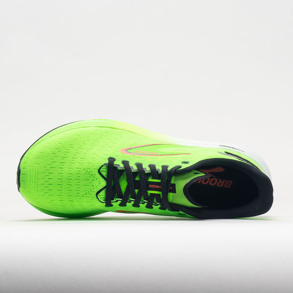 Brooks Hyperion Men's Green Gecko/Red Orange/White