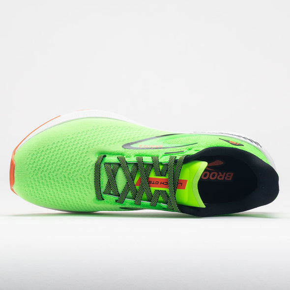 Brooks Launch GTS 10 Men's Green Gecko/Red Orange/White