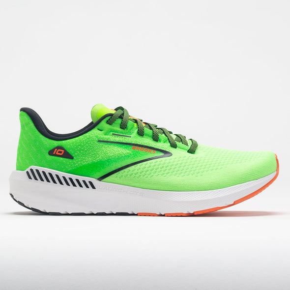 Brooks Launch GTS 10 Men's Green Gecko/Red Orange/White