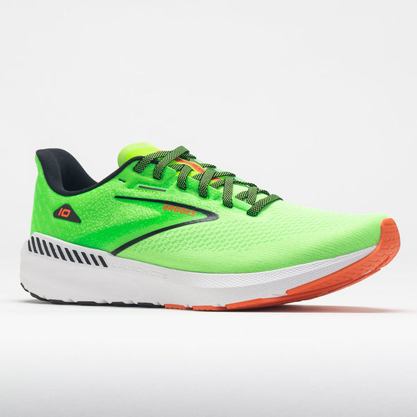 Brooks Launch GTS 10 Men's Green Gecko/Red Orange/White