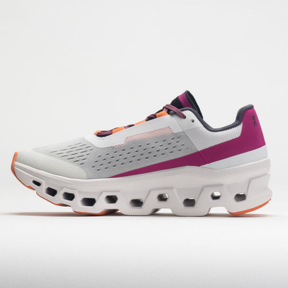 On Cloudmonster Women's Undyed White/Aurora