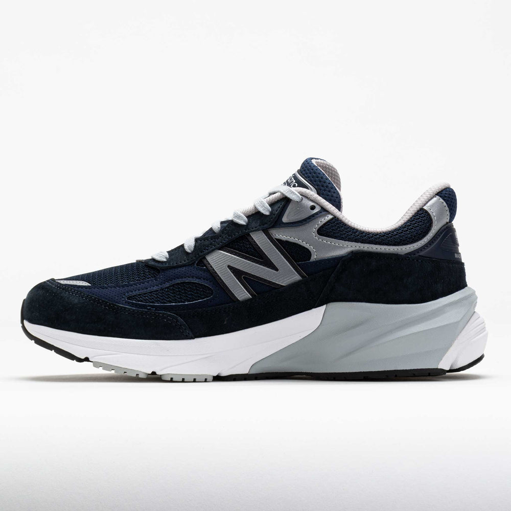 New Balance Women's 990v6 Running Shoes- Navy/White