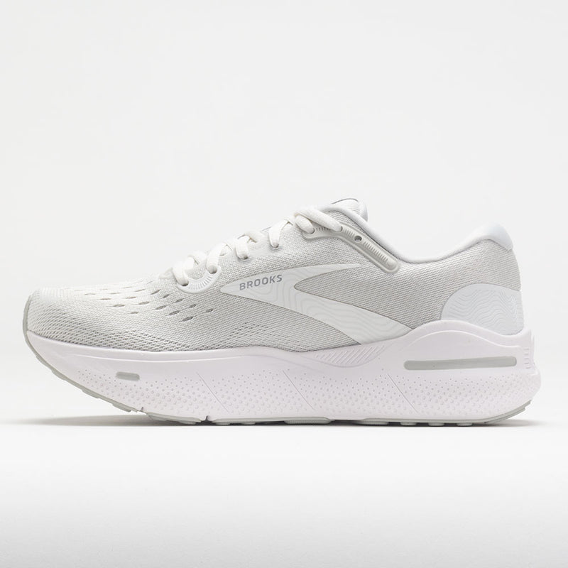 Brooks Ghost Max Men's White/Oyster/Metallic Silver