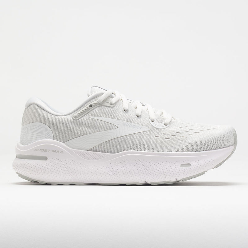 Brooks Ghost Max Men's White/Oyster/Metallic Silver