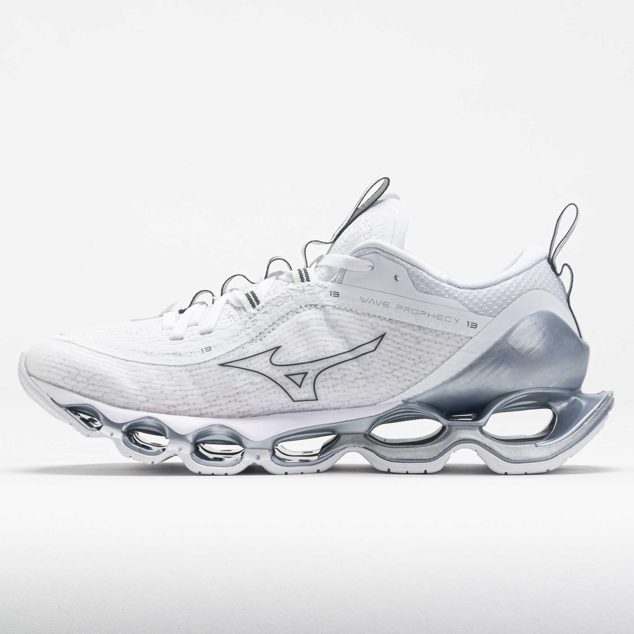 Mizuno Wave Prophecy 13 Women's White/Metallic Grey