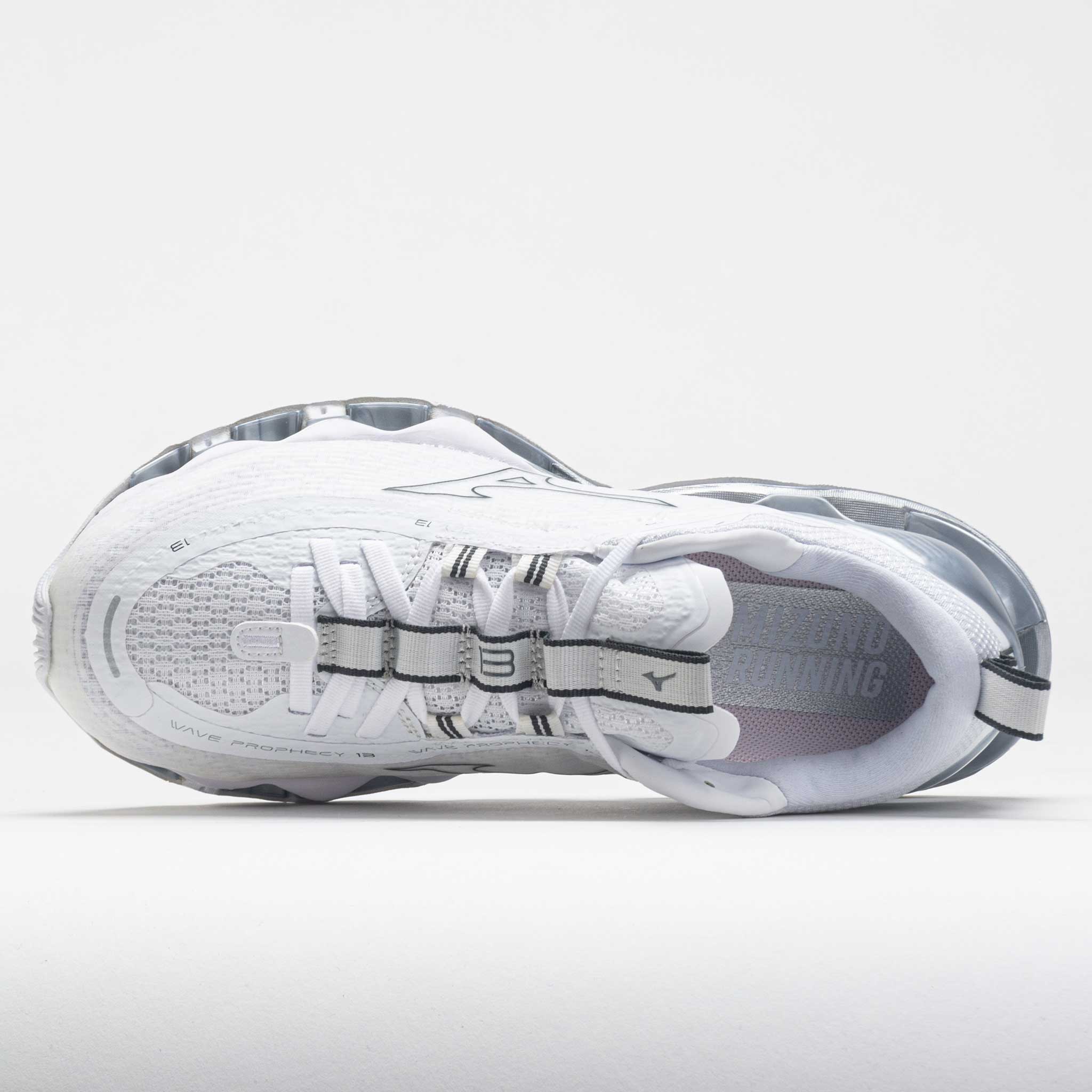 Mizuno Wave Prophecy 13 Women's White/Metallic Grey