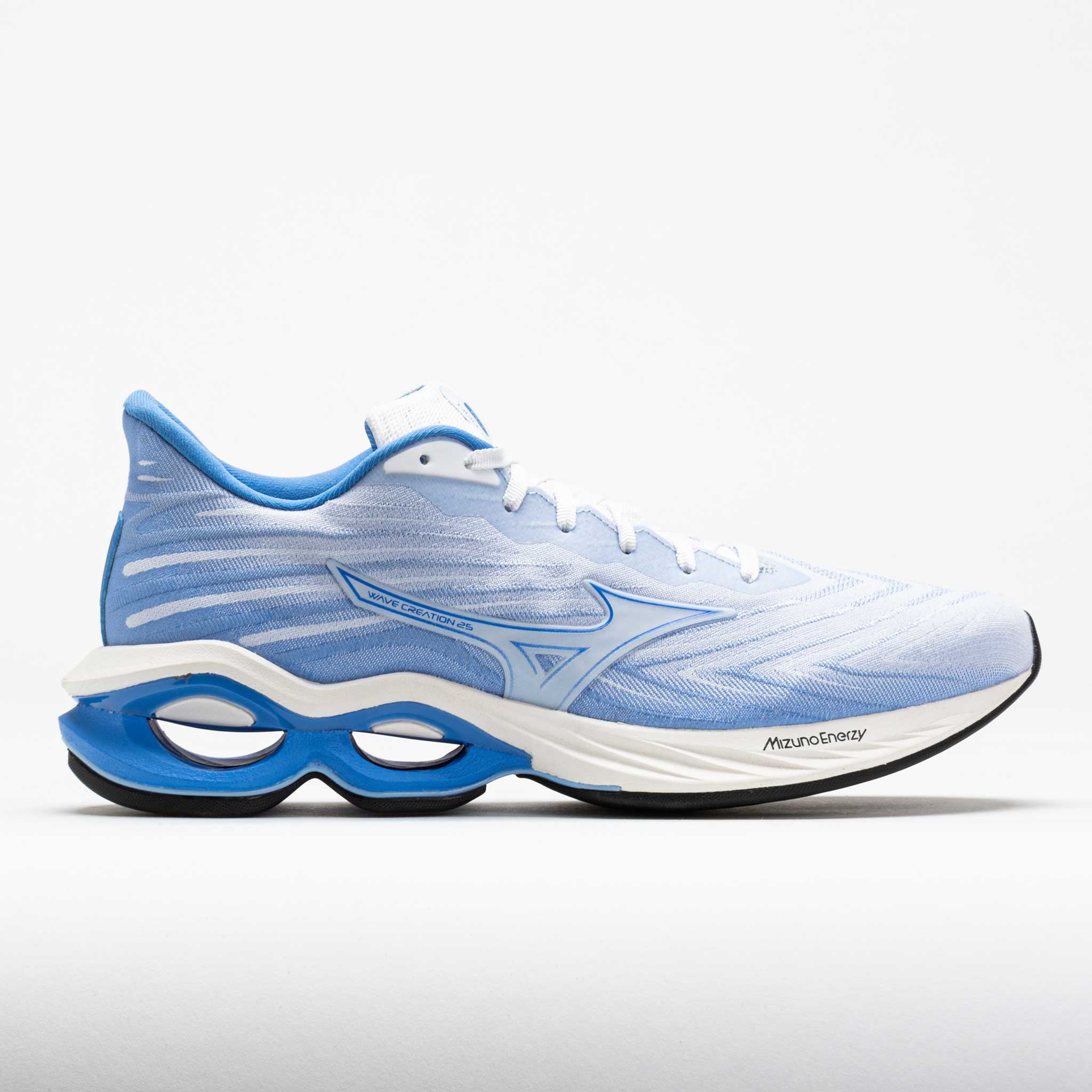 Mizuno WAVE RIDER 27 - Zapatillas de running neutras - luminous/white/jet  blue/amarillo 