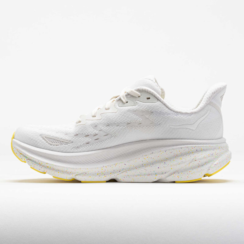 HOKA Clifton 9 Women's White/Lemonade