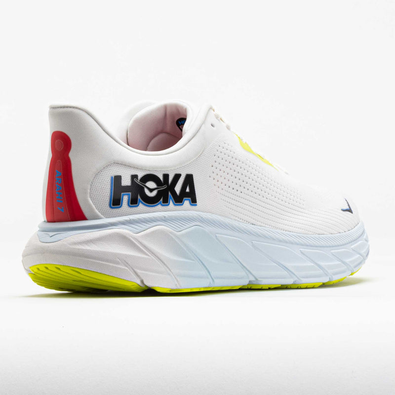 HOKA Arahi 7 Men's Blanc de Blanc/Virtual Blue