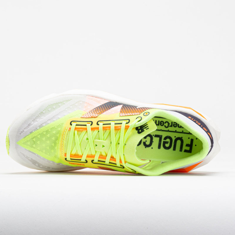 New Balance FuelCell SuperComp Elite v4 White/Bleached Lime/Hot Mango
