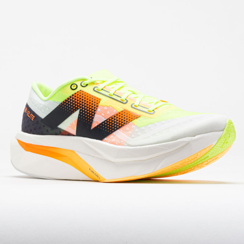 New Balance FuelCell SuperComp Elite v4 White/Bleached Lime/Hot Mango