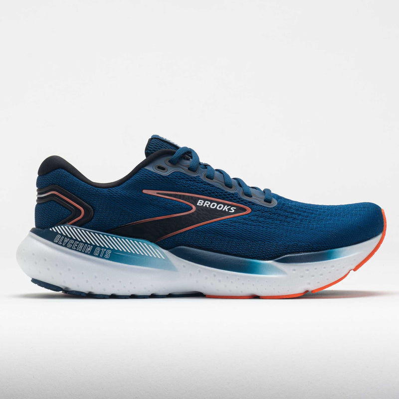 Brooks Glycerin GTS 21 Men's Blue Opal/Black/Nasturtium