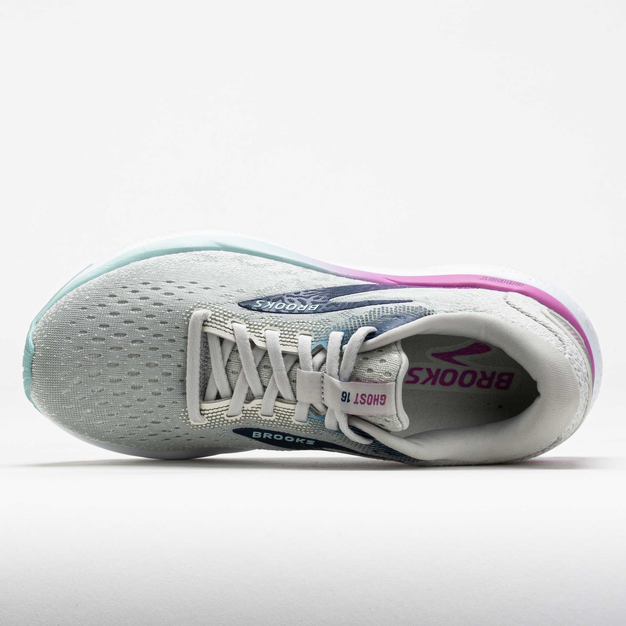 Brooks Ghost 16 Women's White/Grey/Estate Blue