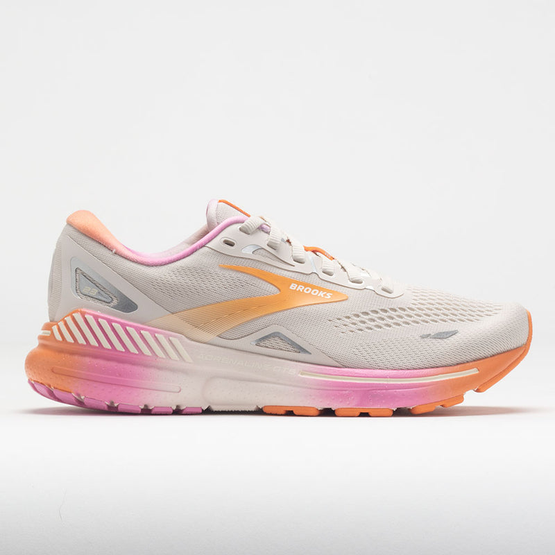 Brooks Adrenaline GTS 23 Women's White Sand/Sunset/Fuchsia