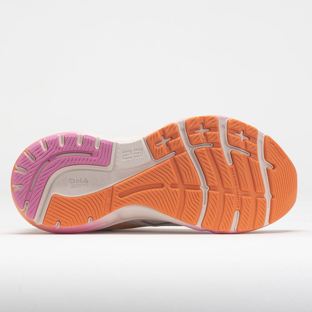 Brooks Adrenaline GTS 23 Women's White Sand/Sunset/Fuchsia