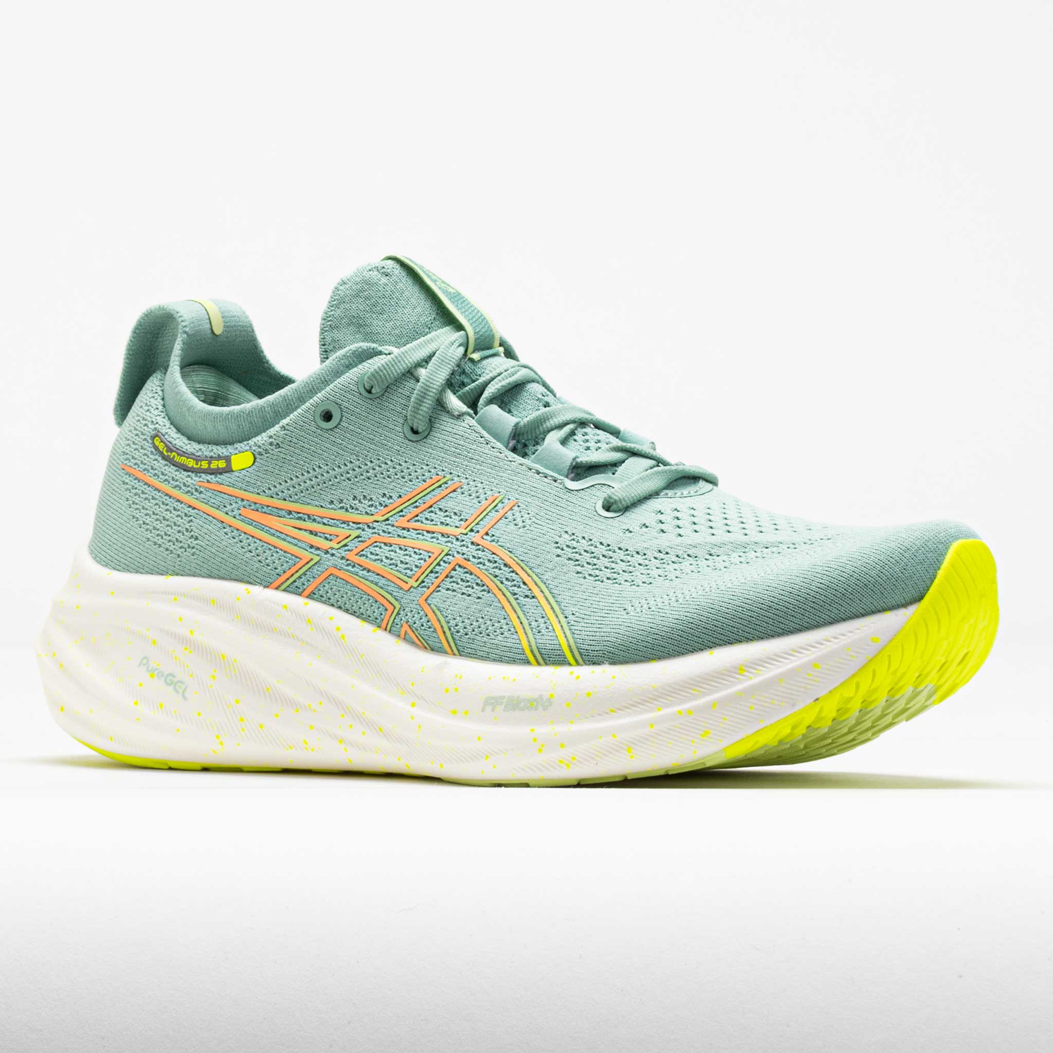 ASICS GEL Nimbus 26 Women s Light Celadon Safety Yellow Holabird Sports