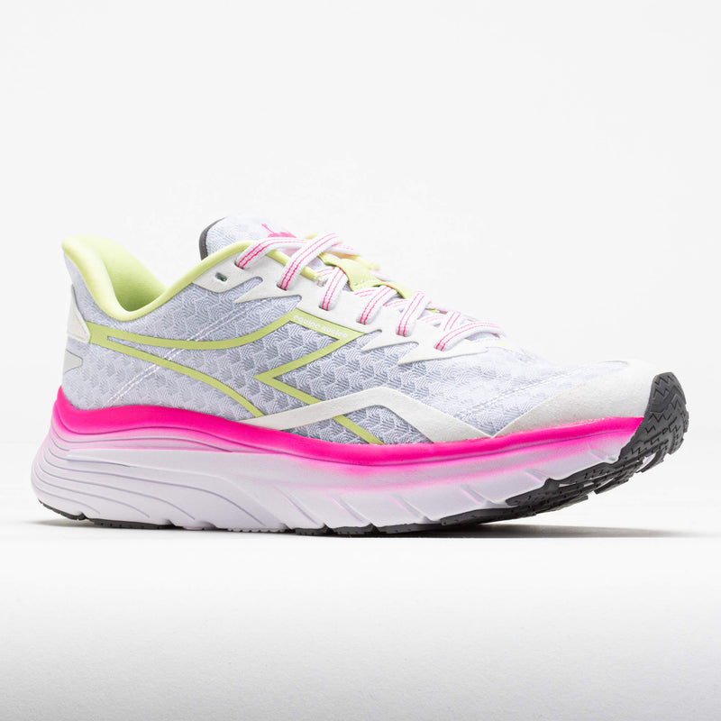 Diadora Nucleo Women's White/Pink Fluo/Shadow Lime