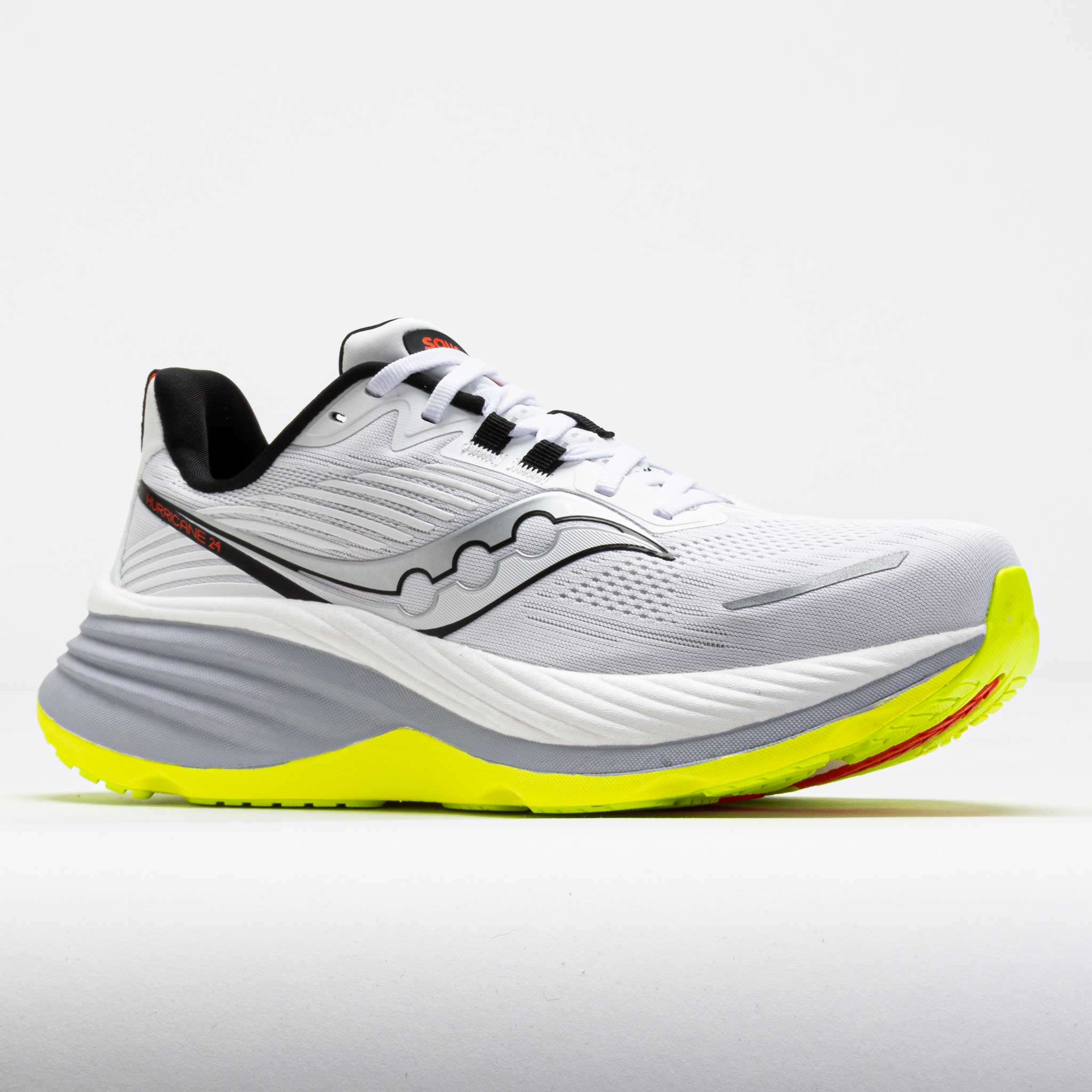 Saucony Hurricane 24 Men's White/Black