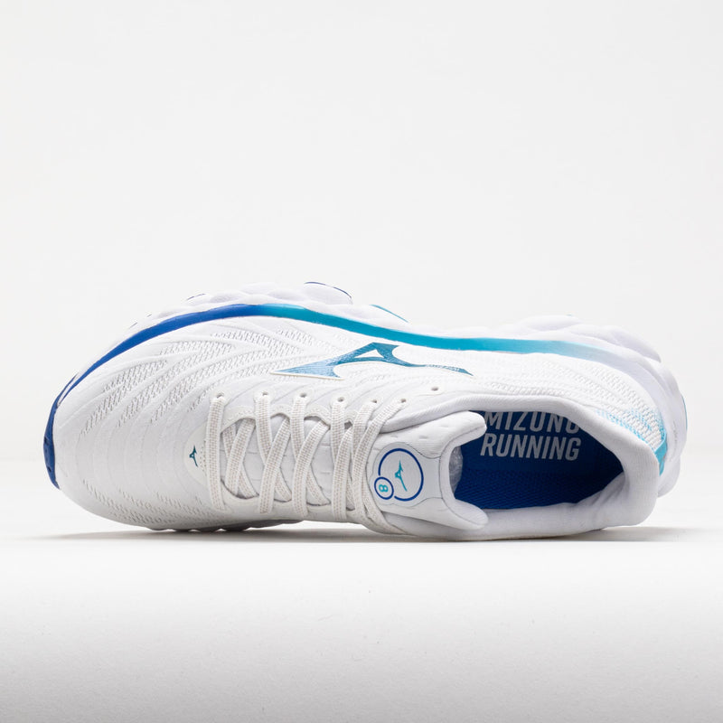 Mizuno Wave Sky 8 Women's White/Mercury Blue