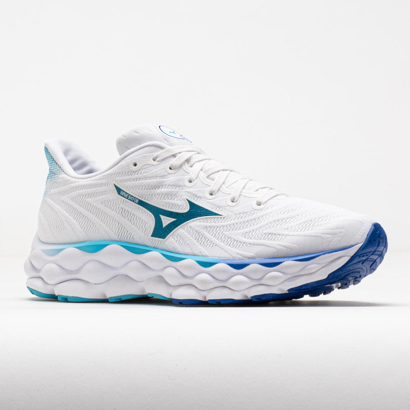 Mizuno Wave Sky 8 Women's White/Mercury Blue