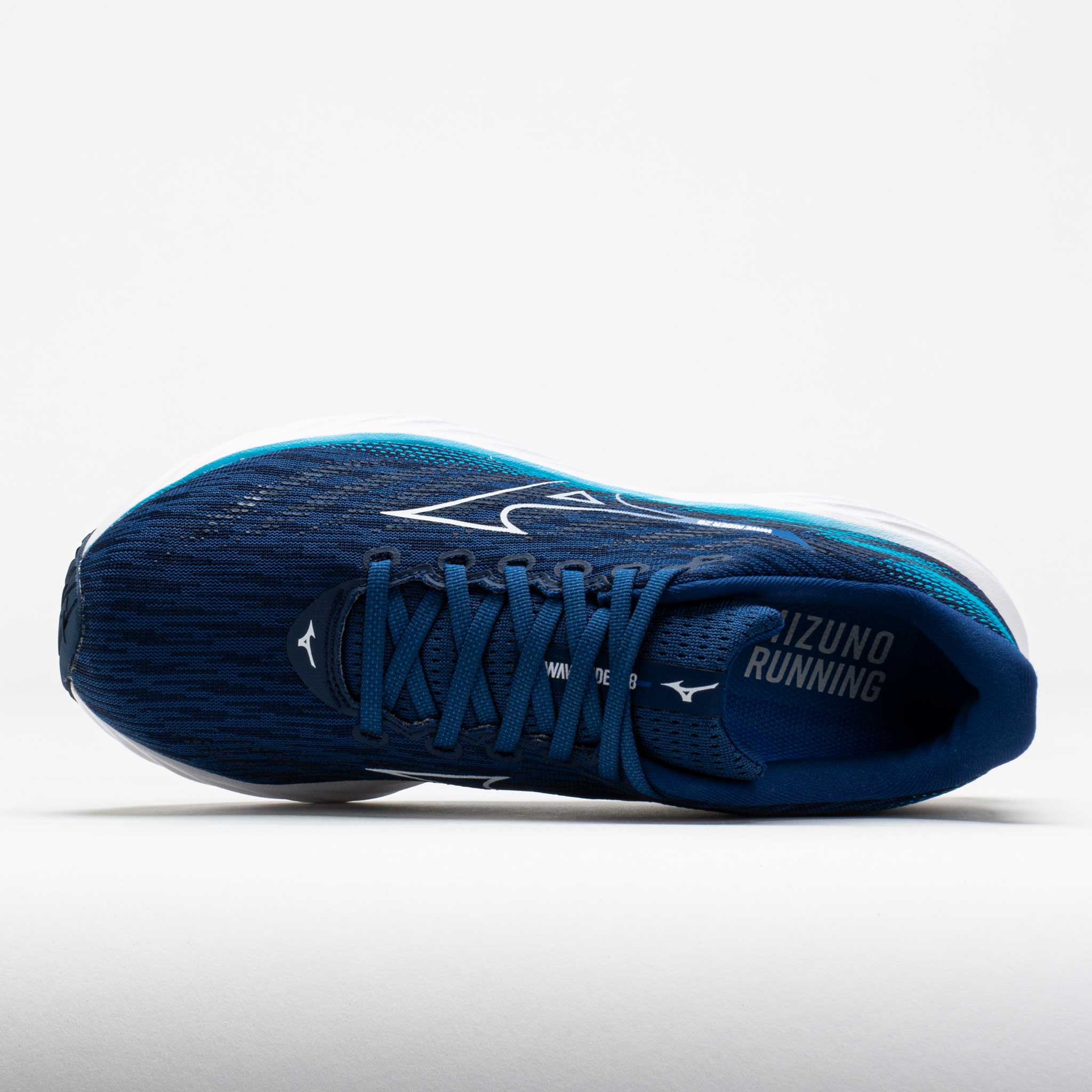 Mizuno Wave Rider 28 Men's White/Estate Blue – Holabird Sports
