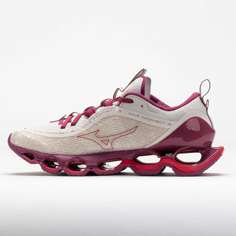 Mizuno Wave Prophecy 13 Women's White Sand/Azalea