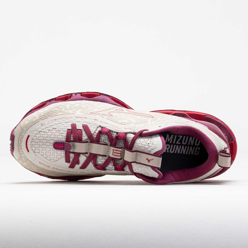 Mizuno Wave Prophecy 13 Women's White Sand/Azalea