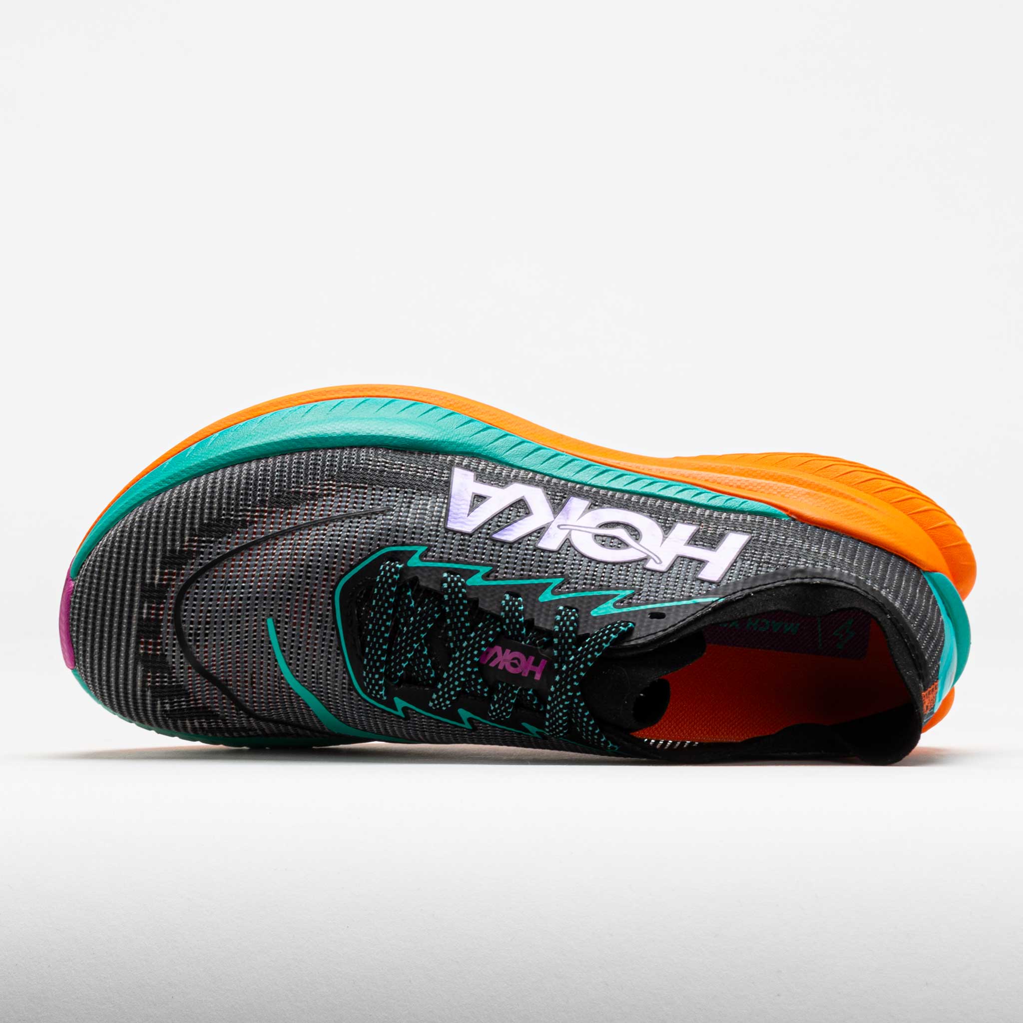 HOKA Mach X 2 Women's Black/Electric Aqua – Holabird Sports