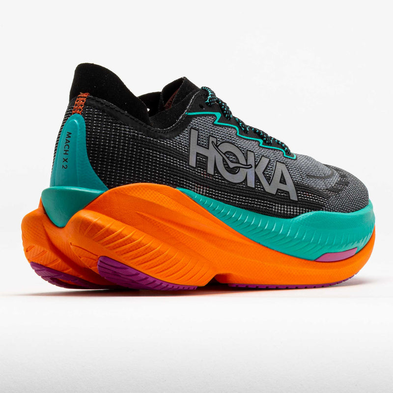 HOKA Mach X 2 Women's Black/Electric Aqua