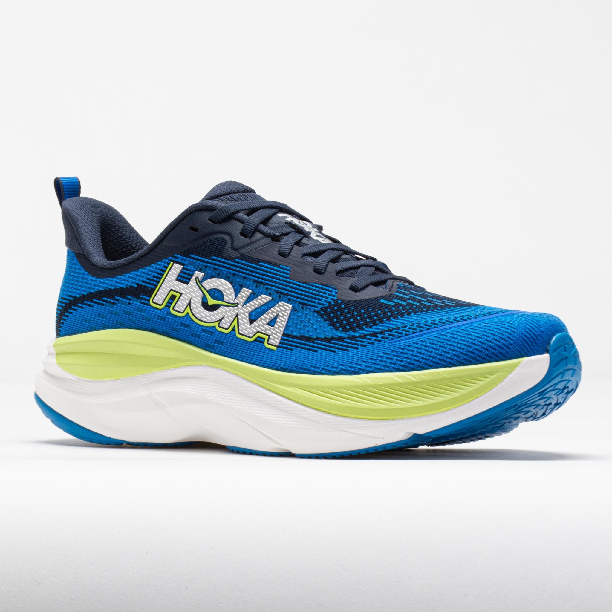 HOKA トレイルシューズ ターコイズ/ネイビー HOKA Skyflow Men's Varsity Navy/Electric Cobalt – Holabird Sports
