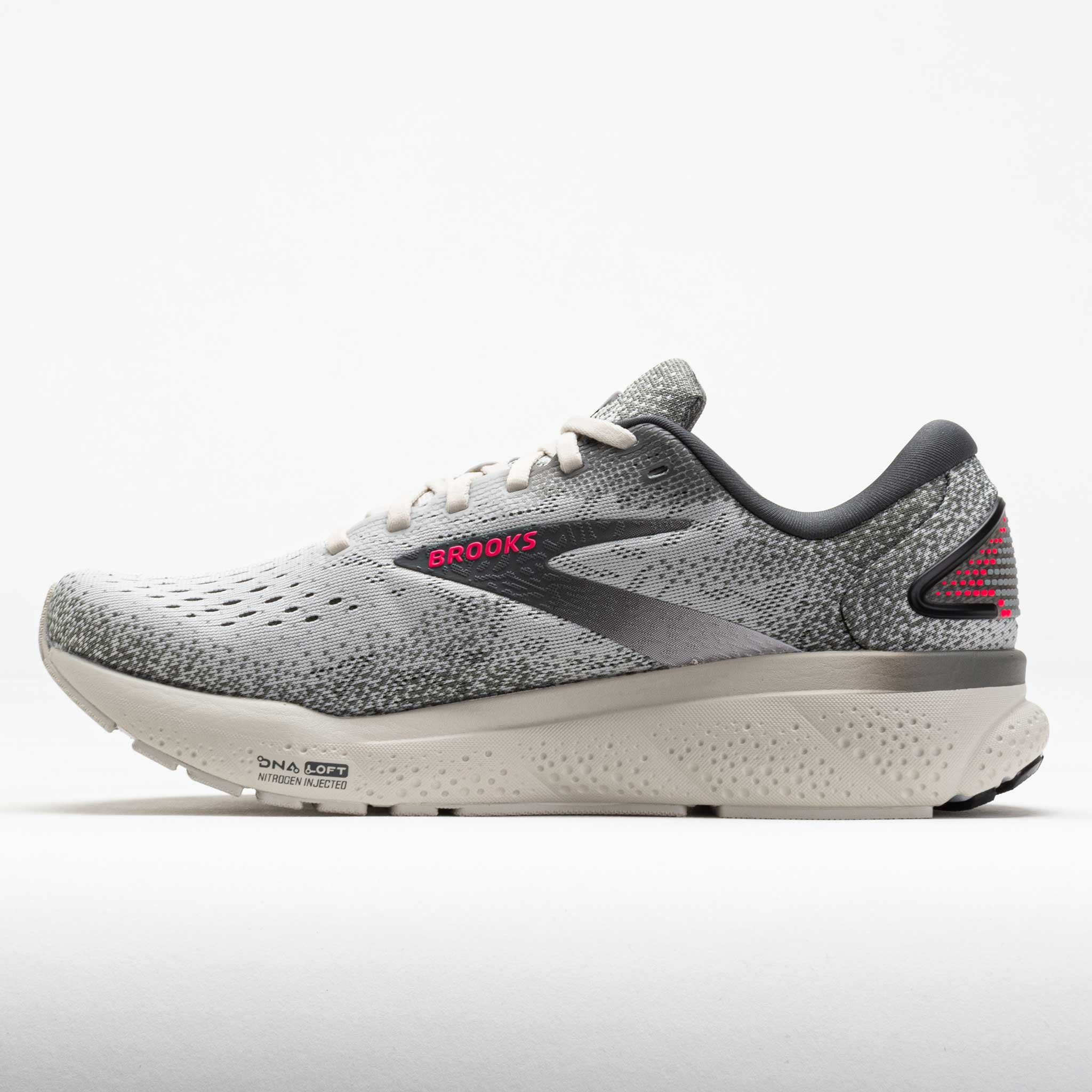 Brooks Ghost 16 Women's Grey/Gargoyle/Pink