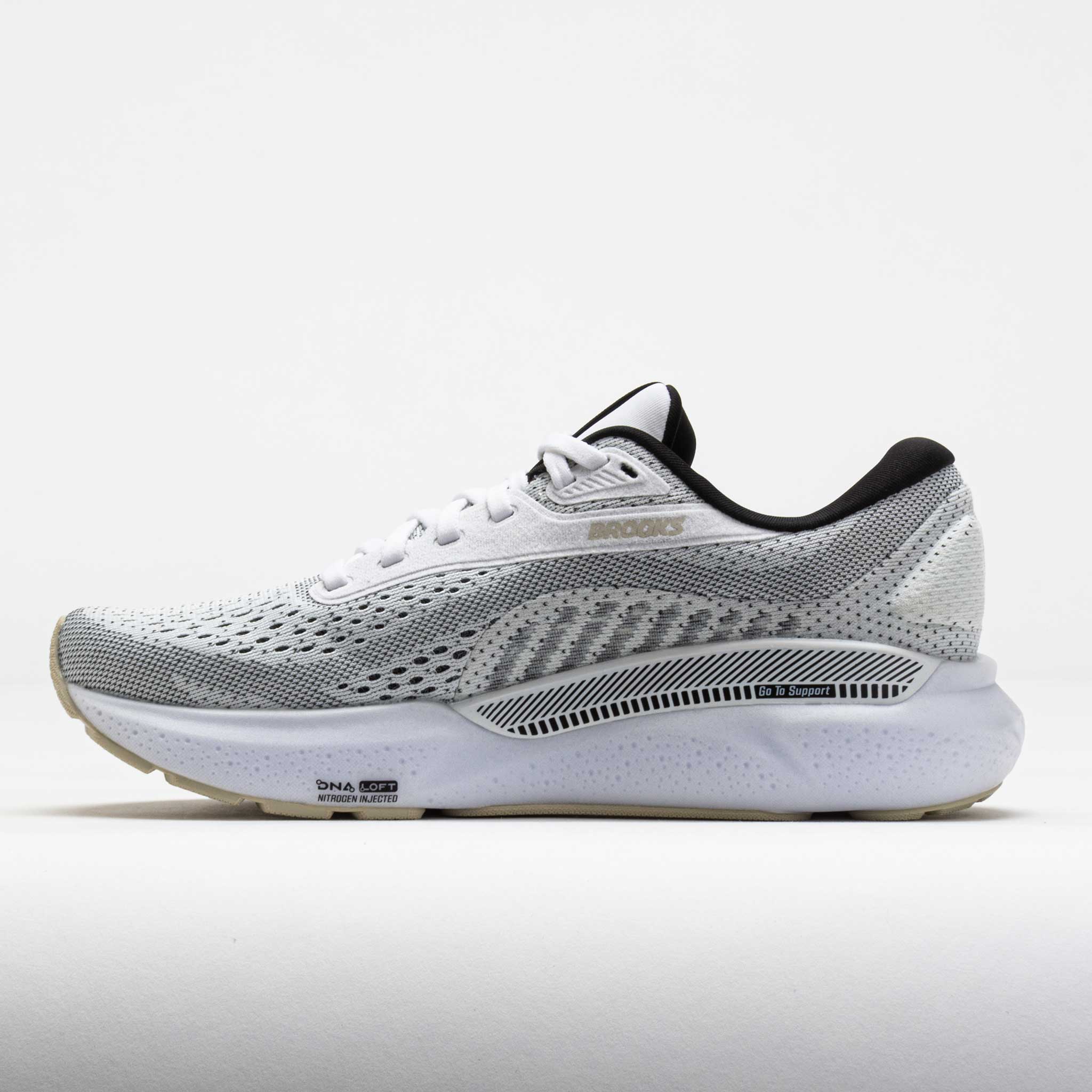 Brooks Adrenaline GTS 24 Men's White/Black/Pelican – Holabird Sports