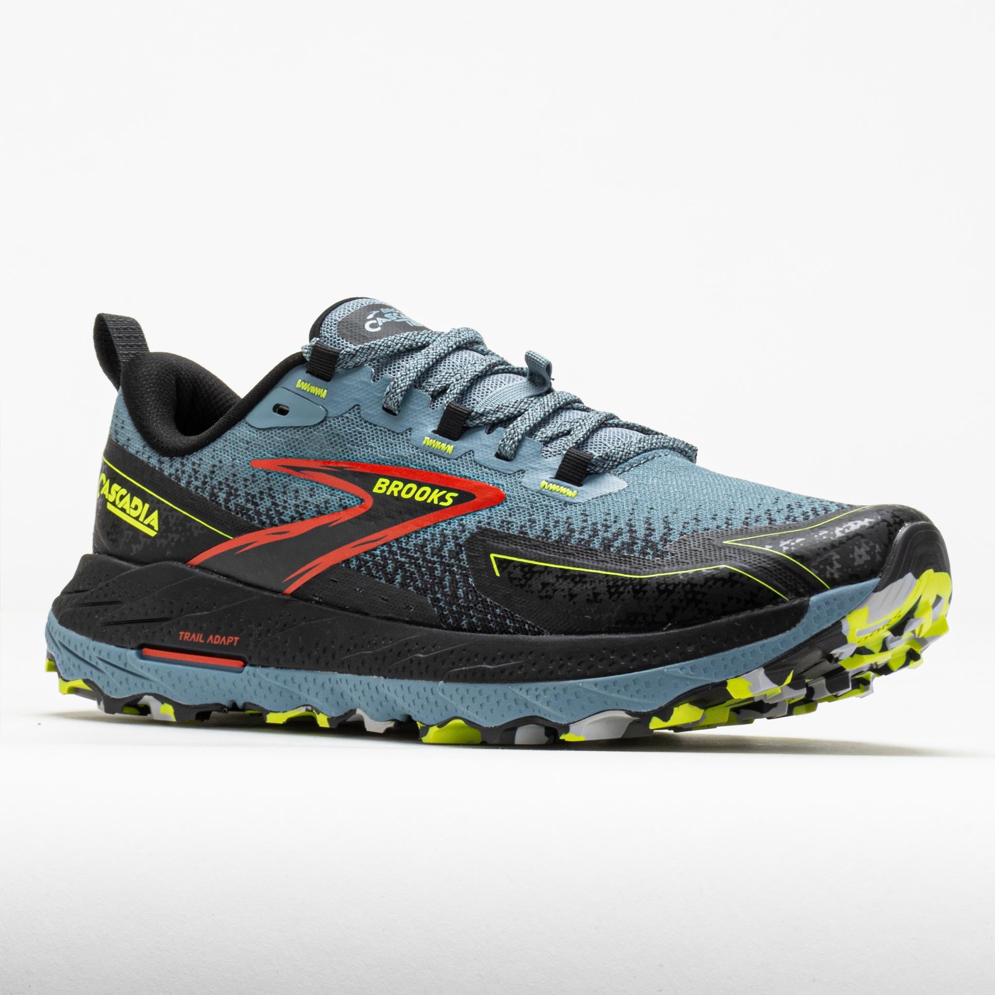 Brooks Cascadia 18 Men's Citadel/Ebony/Lime