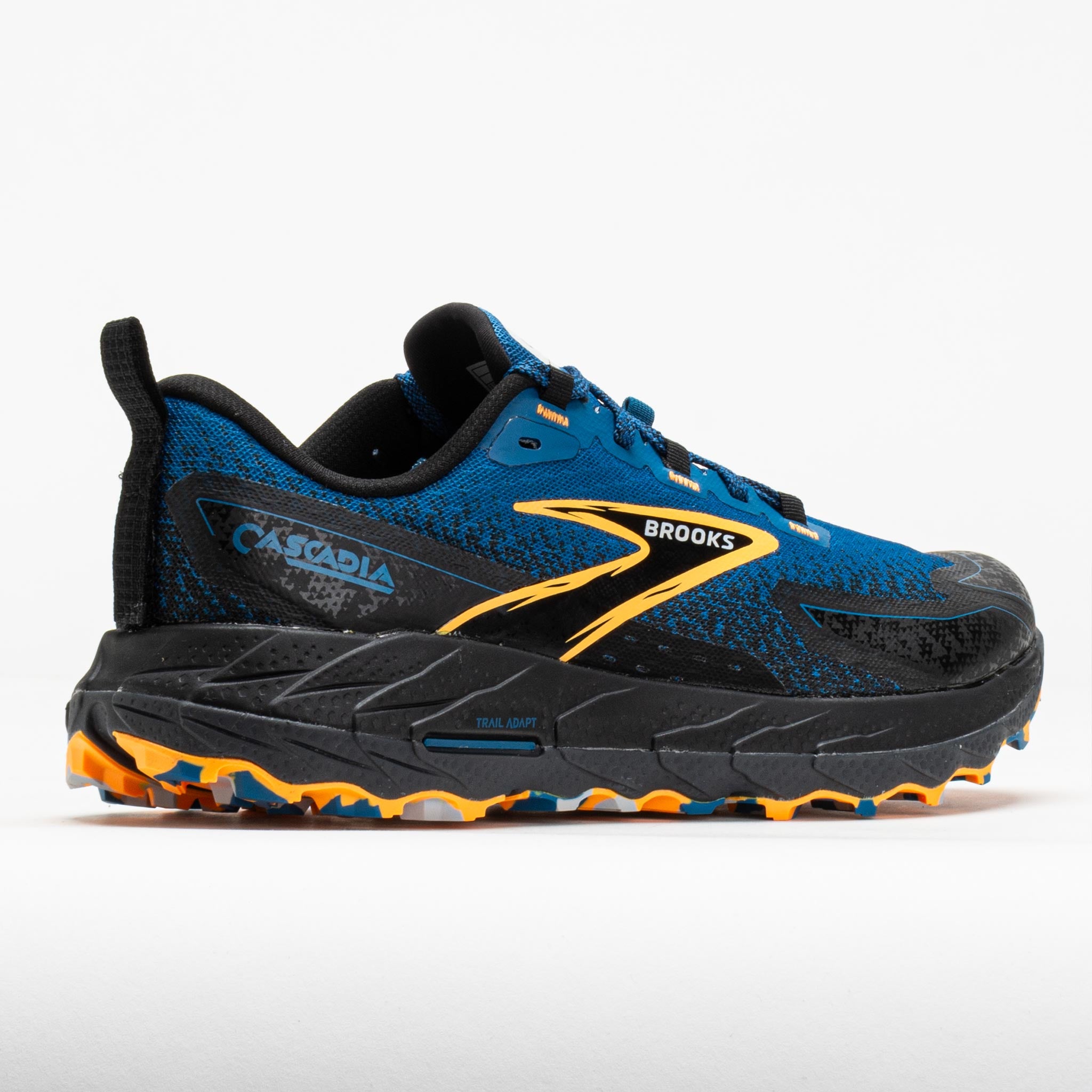 Brooks Cascadia 18 Men Blue Sapphire Black Orange Holabird Sports