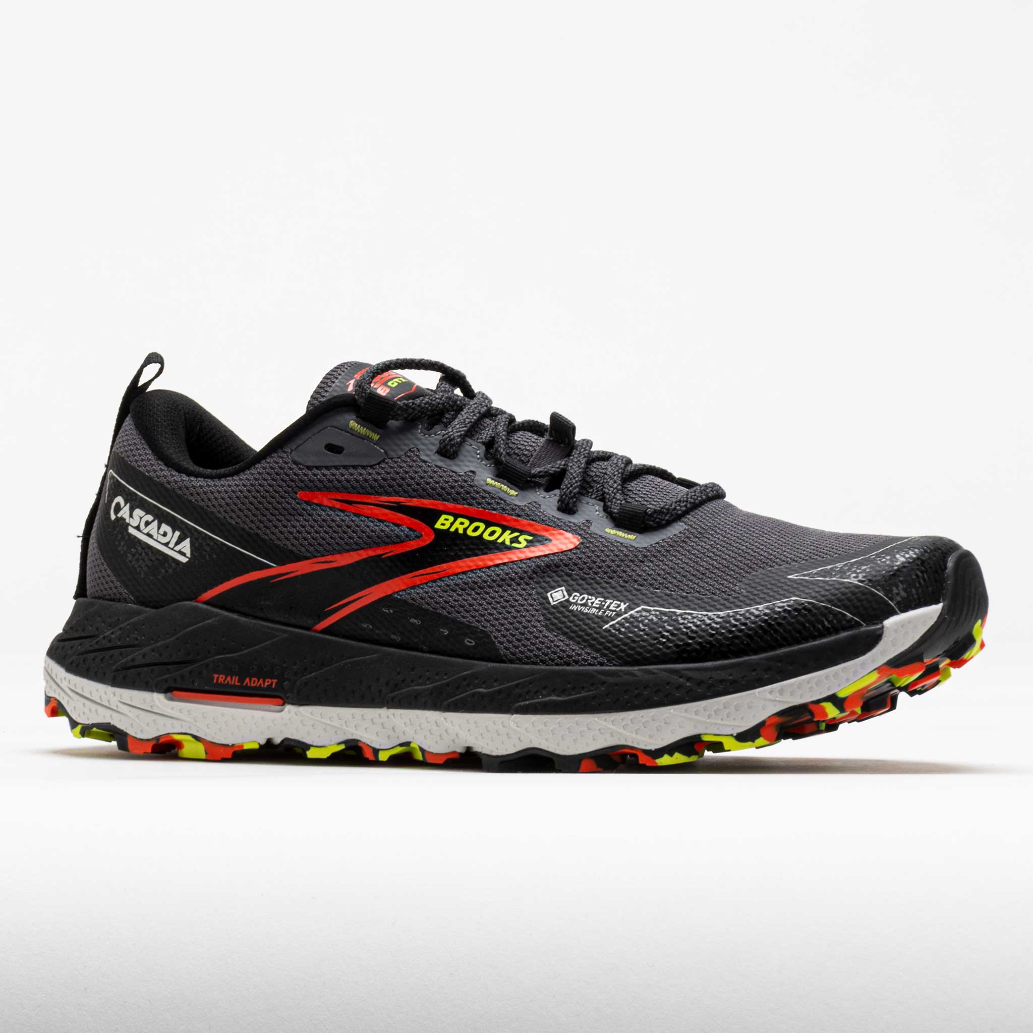 Brooks Cascadia 18 GTX Men's Blackened Pearl/Black/Tomato