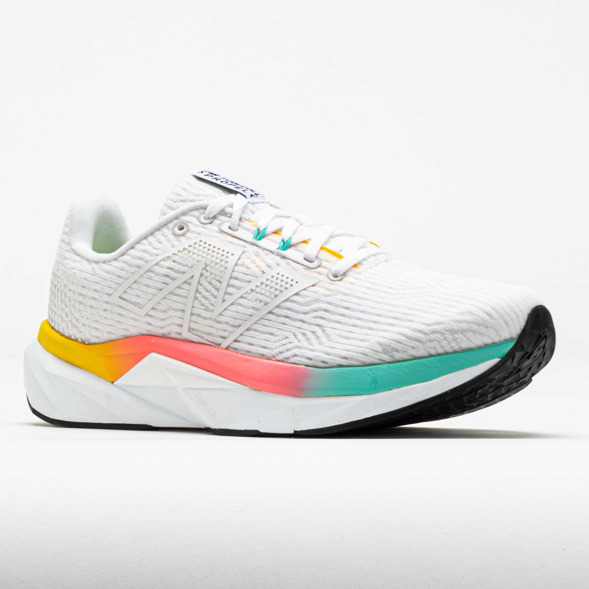 New Balance FuelCell Propel v5 Men's White/Ginger/Lemon/Cyber Jade