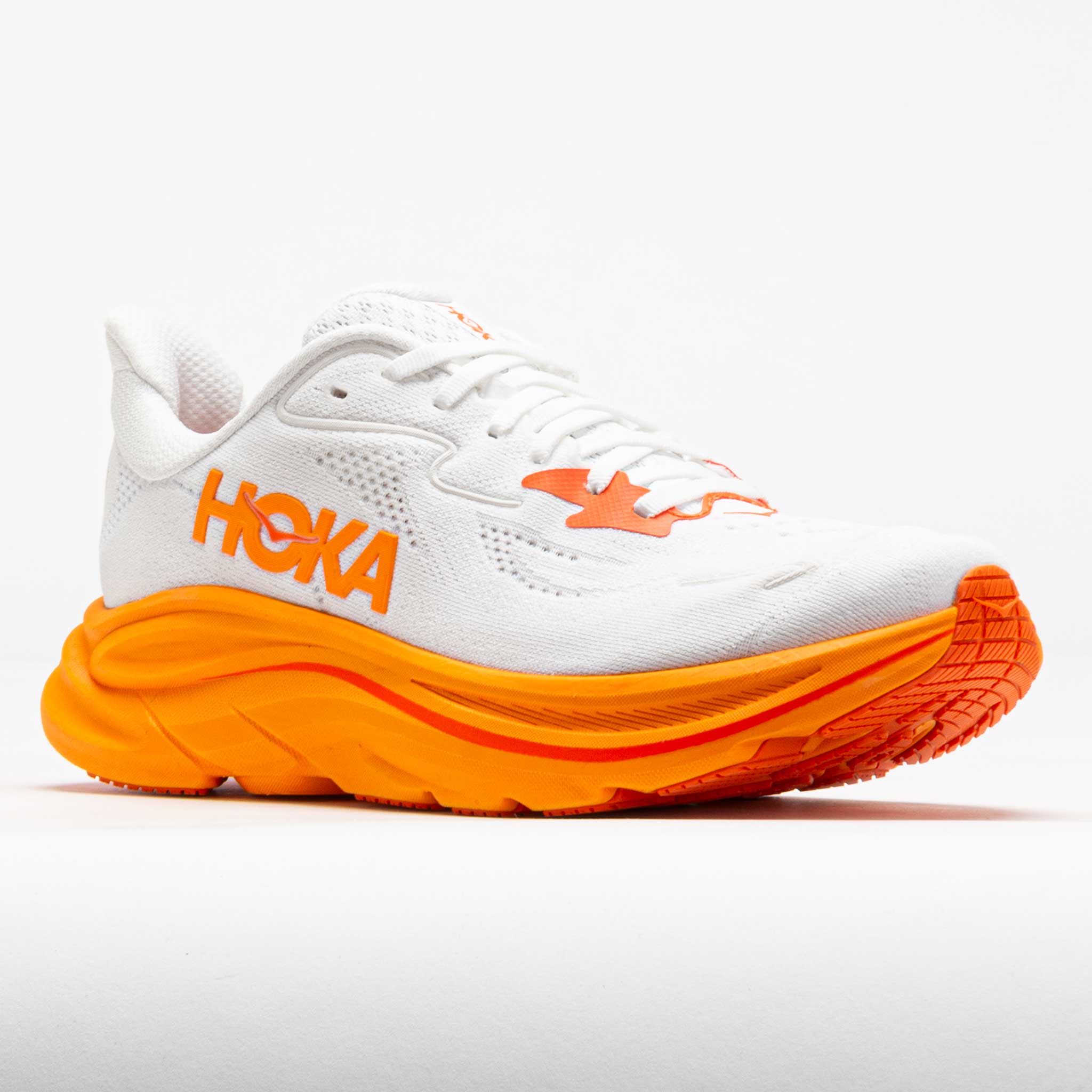HOKA Clifton 10 Women's Frost/Orange Zest