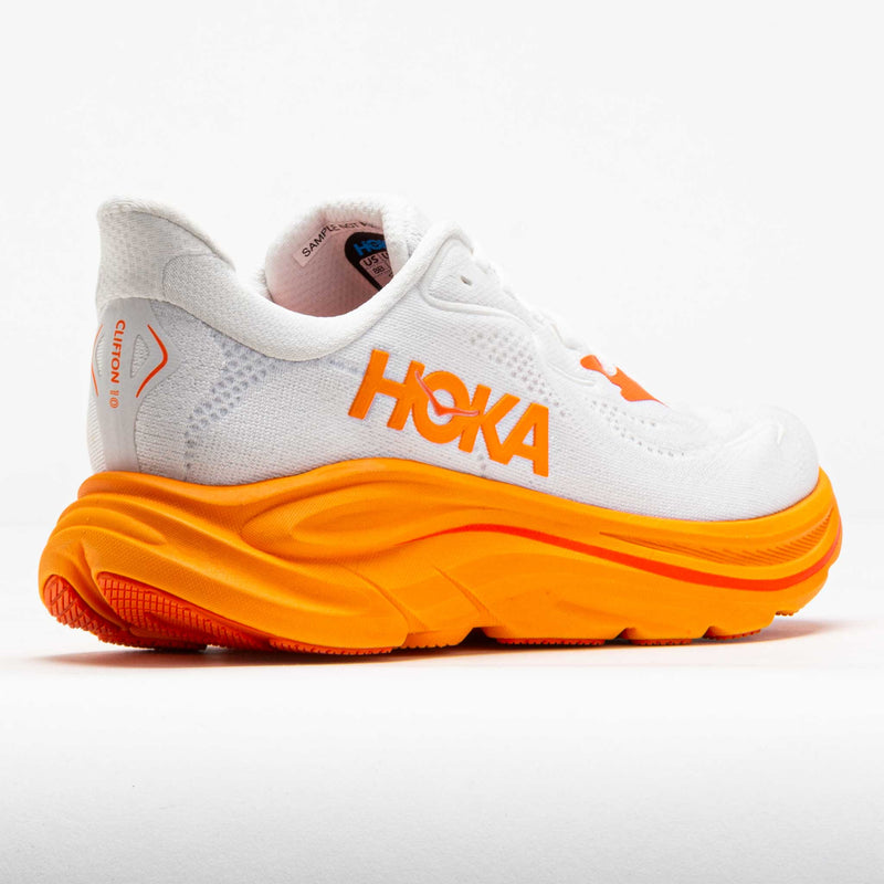 HOKA Clifton 10 Women's Frost/Orange Zest
