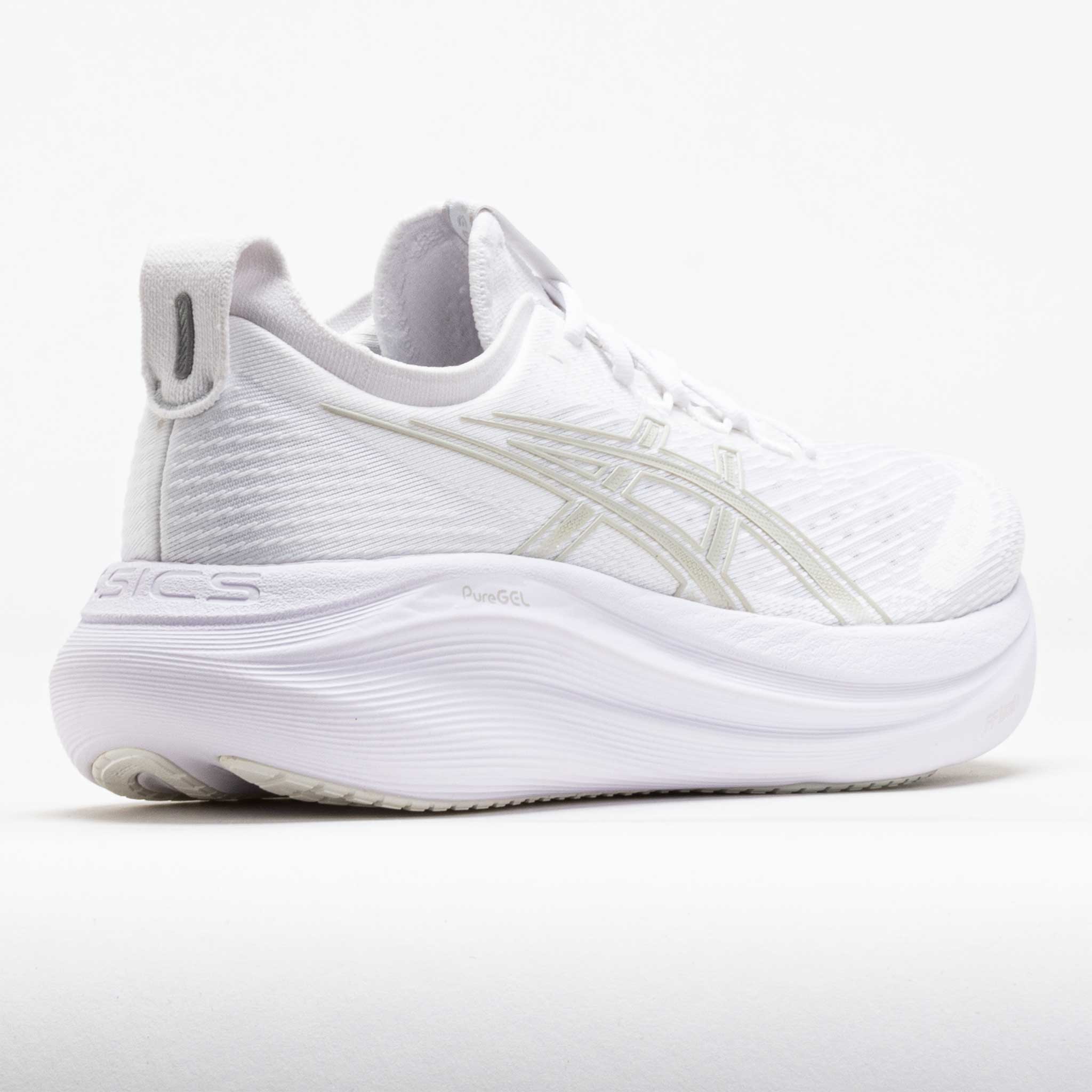 ASICS GEL-Nimbus 27 Women's White/Glacier Grey – Holabird Sports