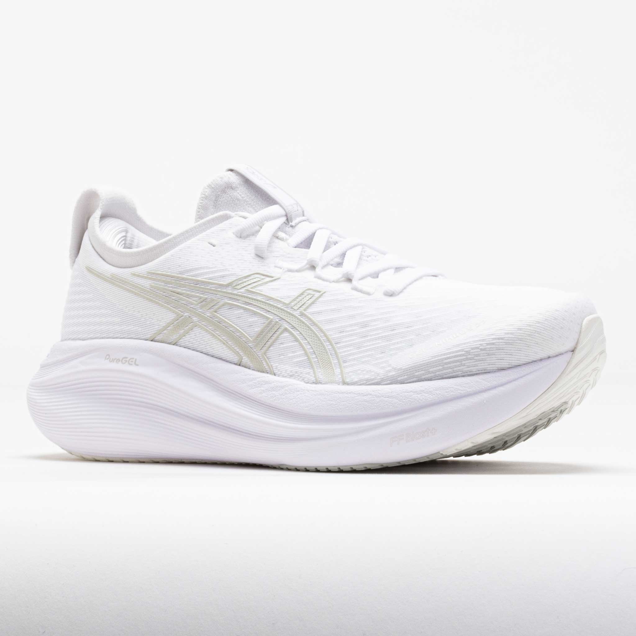 ASICS GEL-Nimbus 27 Men's White/Glacier Grey – Holabird Sports